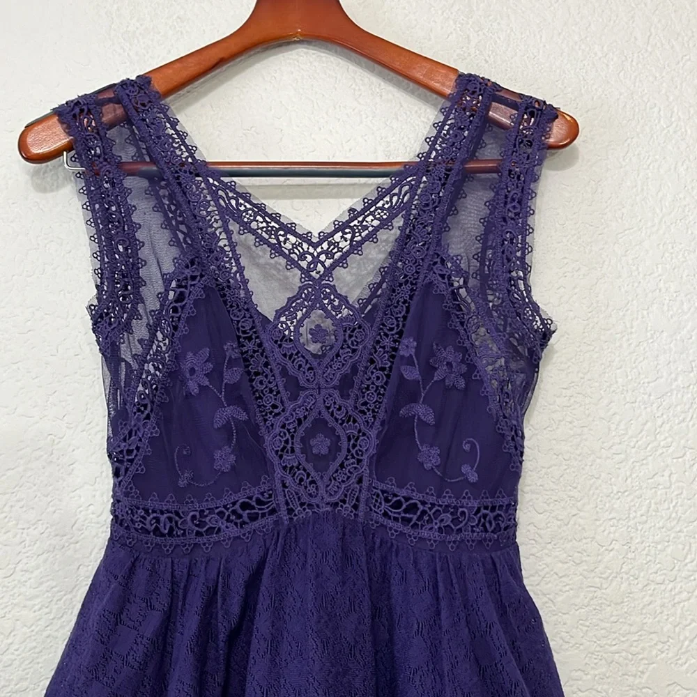 Free People Lace Mini Dress